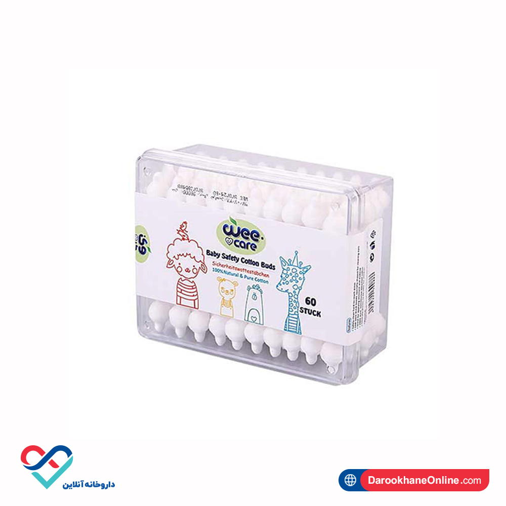 wee care 1.jpg گوش پاک کن کودک وی کر 60 عددی - Image 1